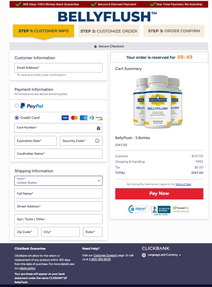 belly-flush-secure-payment